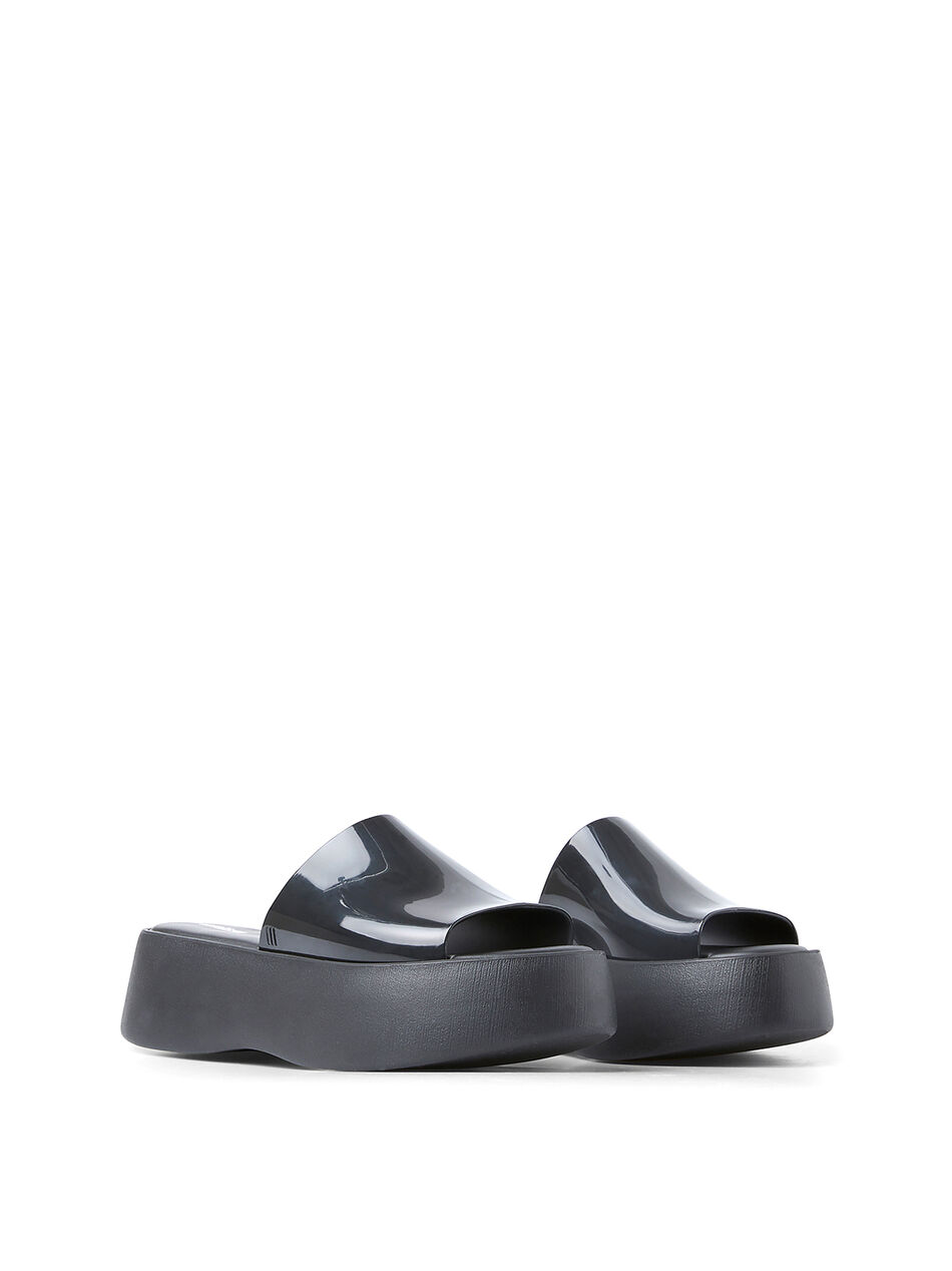 Becky Platform Sandals in Black