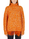 Acne Studios High Neck Sweater in Orange  flacn0250024ora
