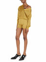 1017 ALYX 9SM Stretch Shorts in Gold Gold flaly0247019gld