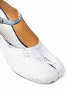Maison Margiela Tabi Mary Jane Leather Shoes with Heel White flmla0247026wht