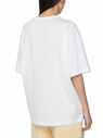 Acne Studios T-Shirt Bianca con Logo The Face Bianco flacn0247010wht