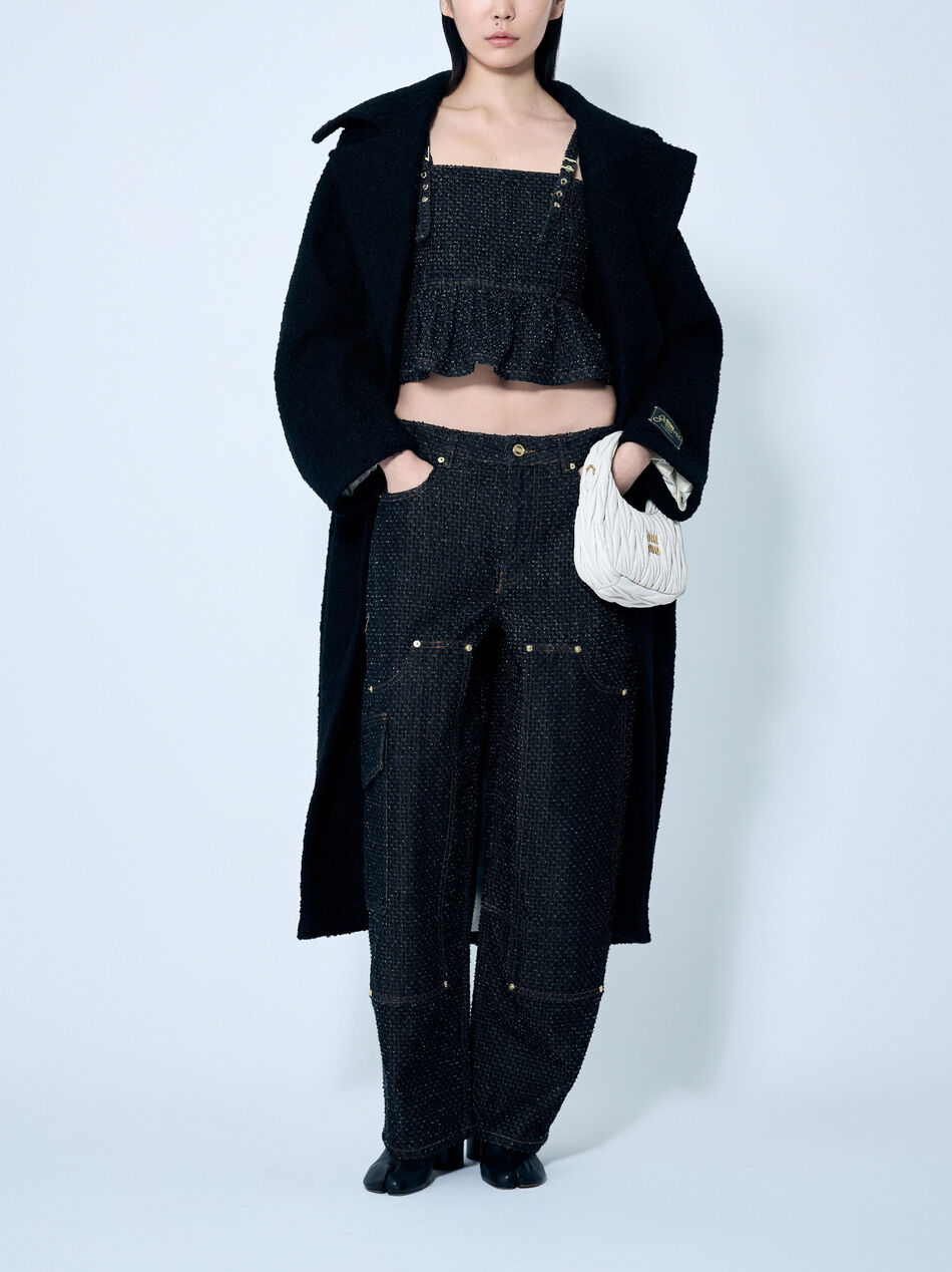 Fluffy Denim Carpenter Jeans