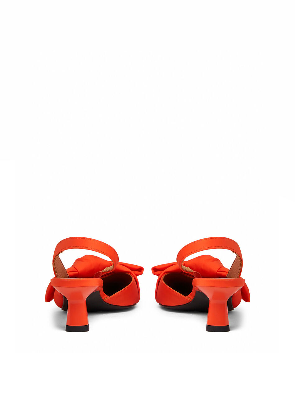 Soft Bow Kitten Heels