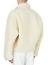 Jacquemus Le Mantea Pastre Shearling Jacket  fljac0150011wht