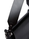 GANNI Banner Saddle Shoulder Bag Black flgan0249048blk