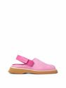 Jacquemus Les mules Carré Sling-Back Shoes in Pink  fljac0248082pin