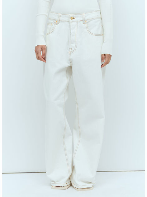 Le De-Nîmes Large Jeans