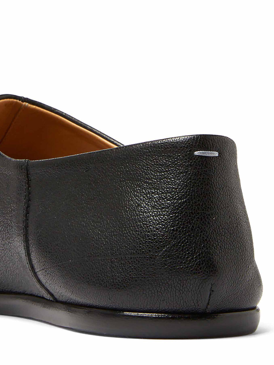 Slip-on Tabi Leather Shoes