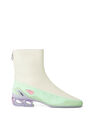 Raf Simons (RUNNER) Cycloid High Boots in Cream Cream flraf0147033cre