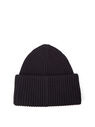 Acne Studios Ribbed-Knit Beanie Hat Black flacn0143017blk