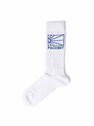 Rassvet White Socks with PACCBET Sunrise Logo  flrsv0148038wht