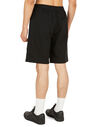 Burberry Black Shorts with Logo Black flbur0149030blk