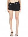 Alexander Wang Logo Bikini Asymmetric Skirt Black flawg0250025blk