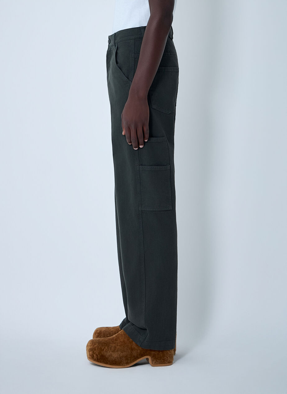 Drawstring Cotton Pants