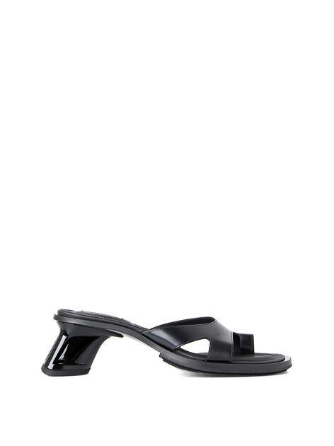 Ava Heeled Sandals in Black