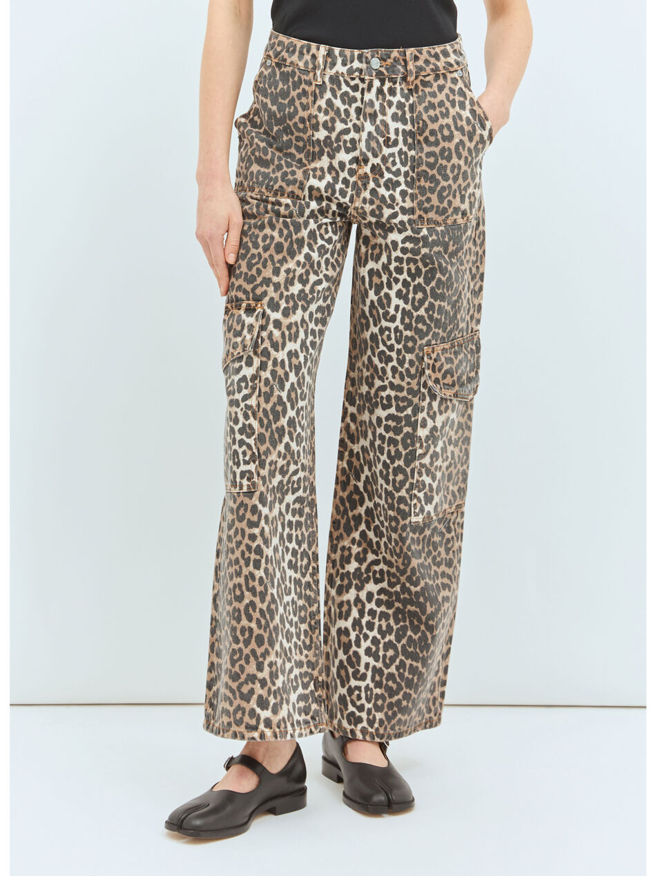 Angi Leopard Print Jeans