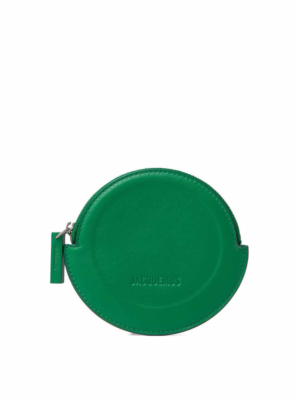 Le Rond Wallet in Green Leather