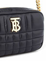 Burberry Lola Mini Shoulder Bag in Black Leather Black flbur0247077blk