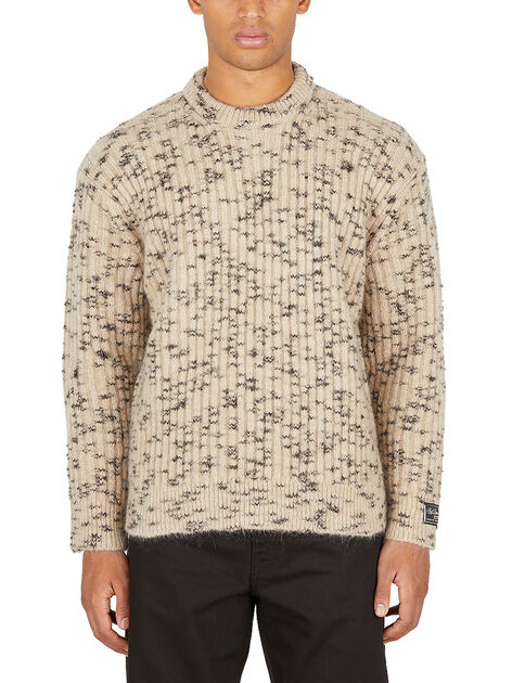 Spotted Sweater in Beige