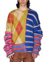 Marni Patchwork Knit Sweater Blue flmni0150016blu