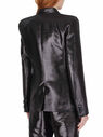 Paco Rabanne Tailored Jacket in a Shine Finish Black flpac0247018blk