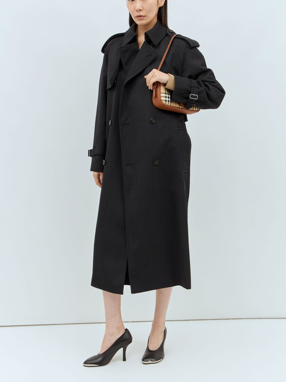 Check Sling Shoulder Bag