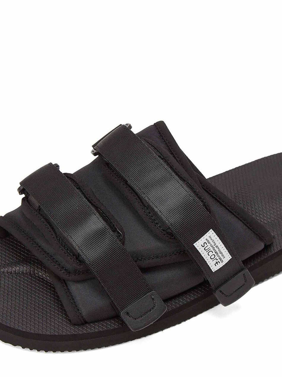 Moto-Cab Black Sandals