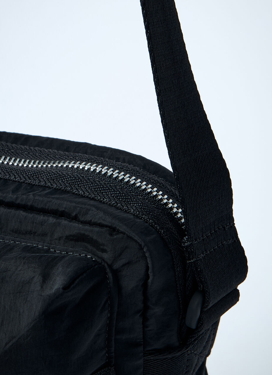 Nylon Metal Crossbody Bag