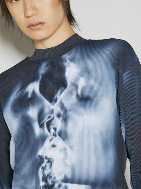 Jax Pleated Long Sleeve Top