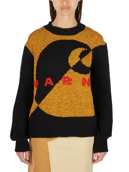 Blended Logo Intarsia Sweater