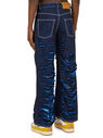 Marni Jeans Strappati con Effetto Anticato Blu flmni0150018blu