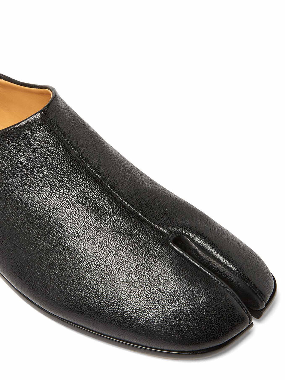 Slip-on Tabi Leather Shoes