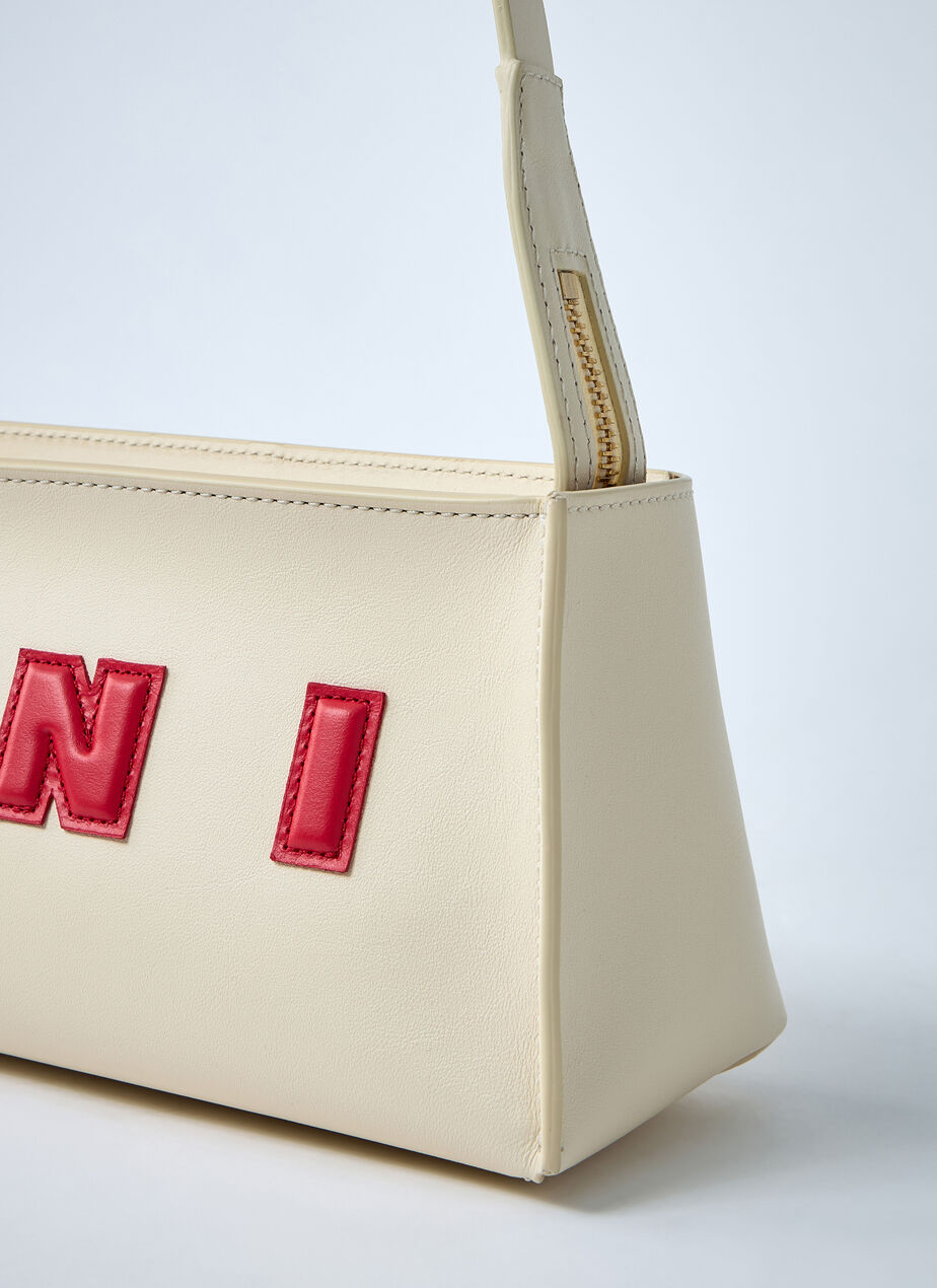 Leather Baguette Musuem Shoulder Bag