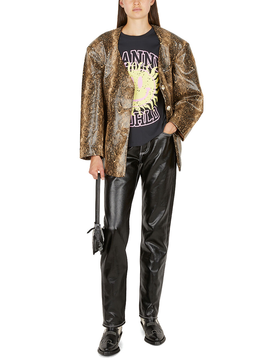 Logo Print T-Shirt in Black