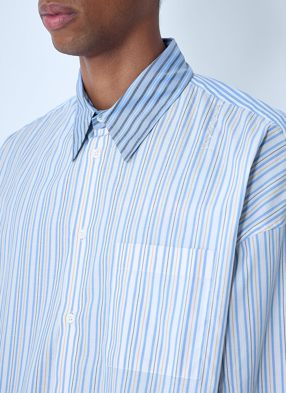 Striped Button-Down Shirt