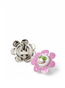 SAFSAFU Space Daisy Clip On Earrings Pink flsaf0250005pin