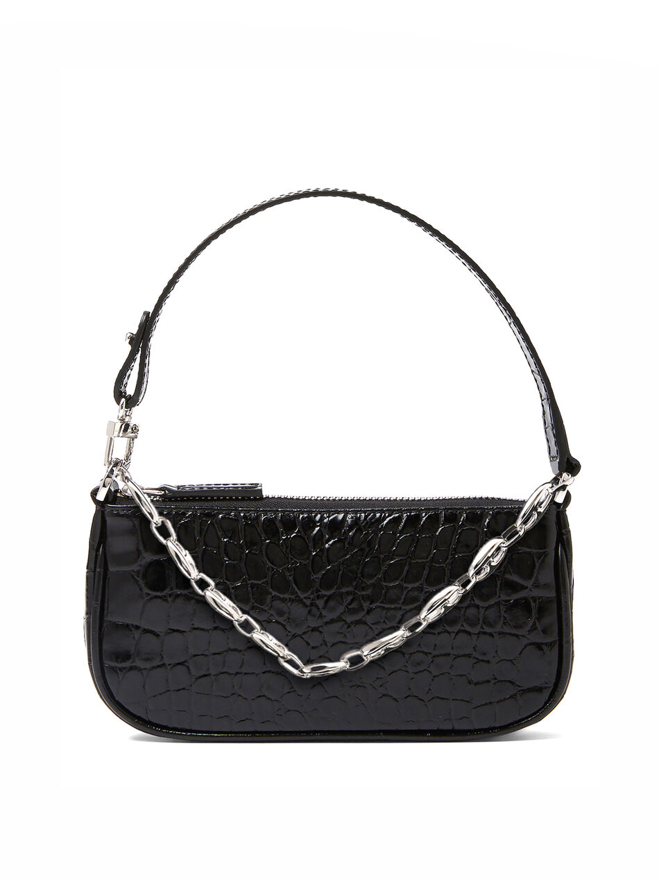 Rachel Mini Shoulder Bag in Black