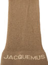 Jacquemus Les Chaussettes Tennis Socks Beige fljac0250082bei