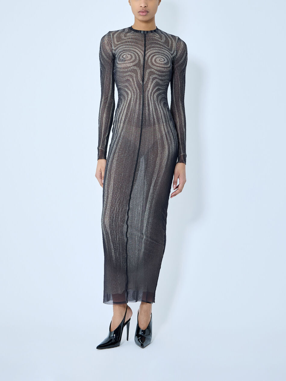 Mesh Maxi Dress