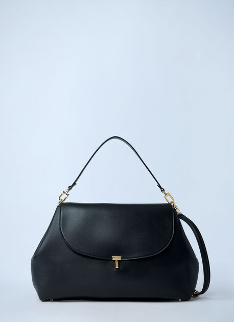 T-Lock Leather Crossbody Bag