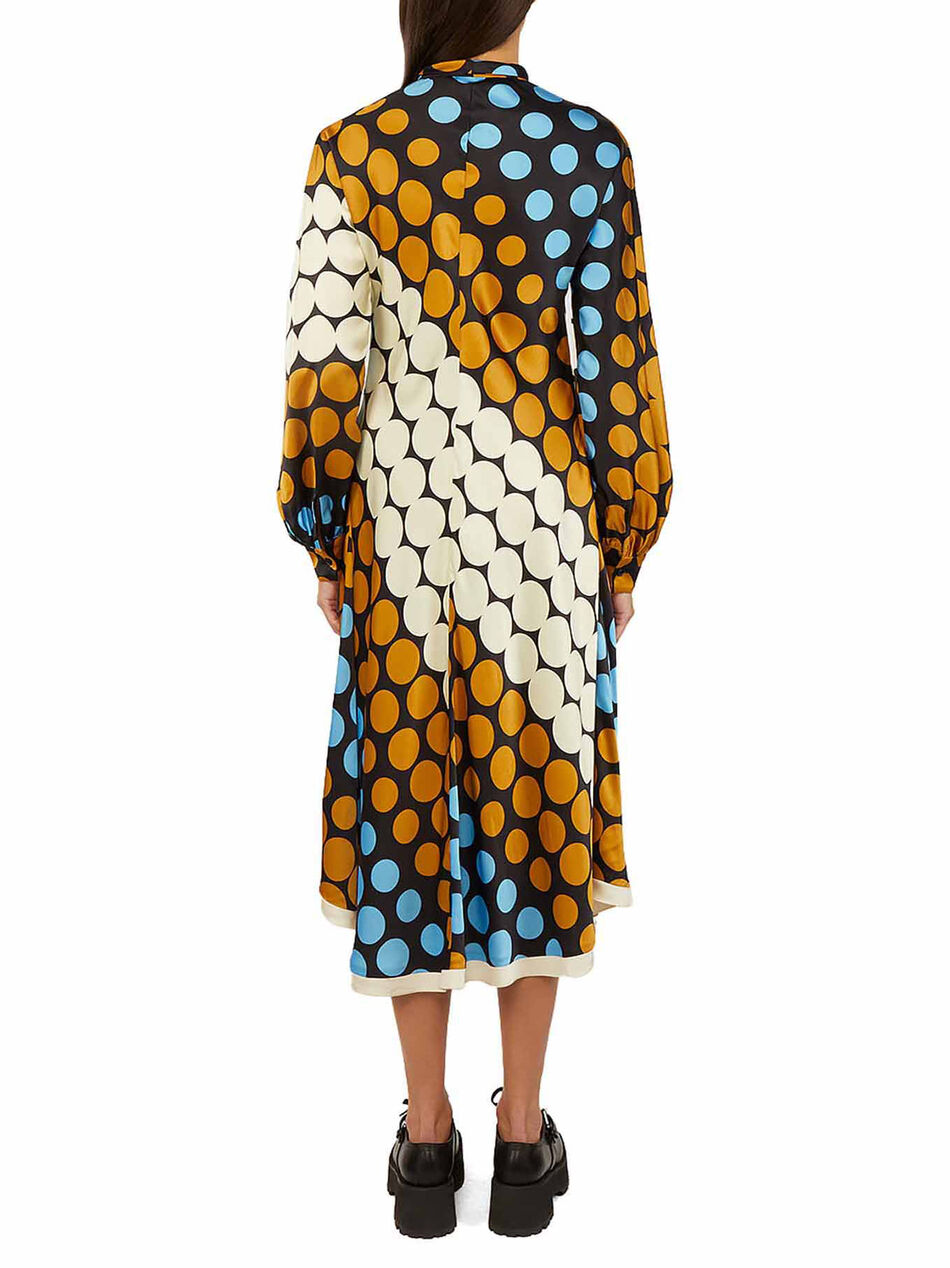 Dress with Pois Print