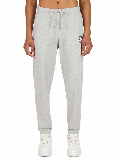 Logo Embroidered Grey Track Pants