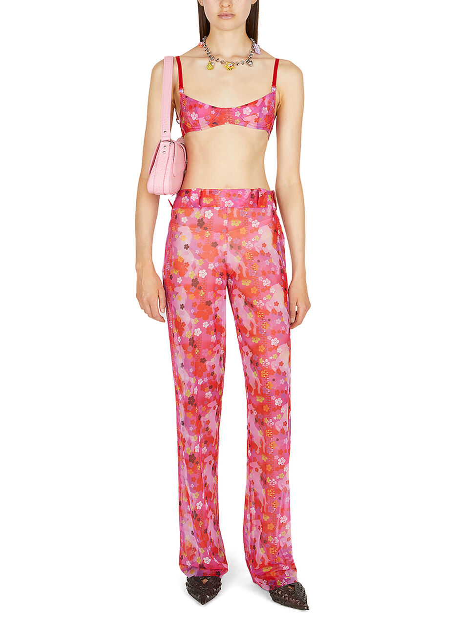 Pony Print Office Pants