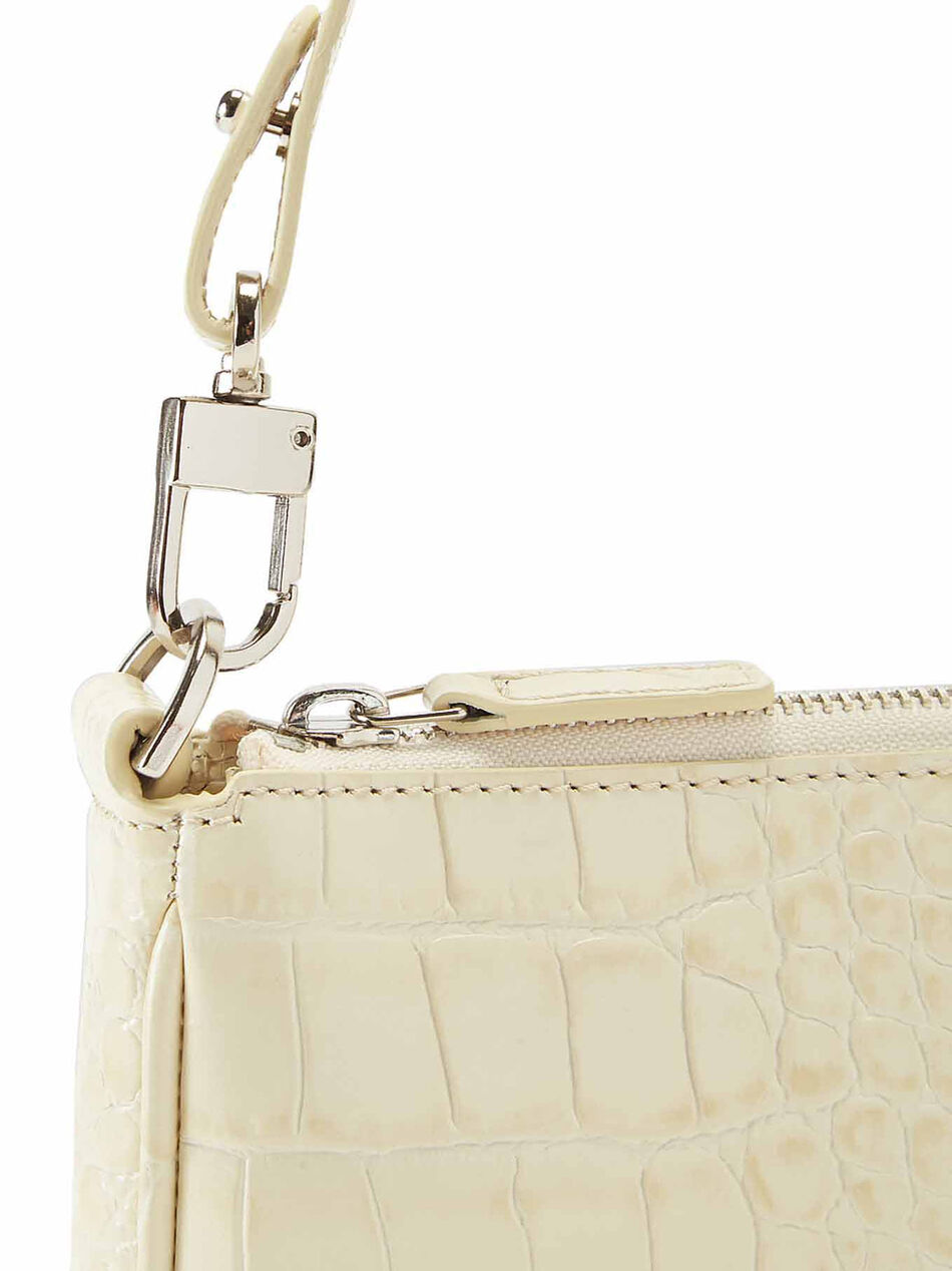 White Leather Rachel Bag
