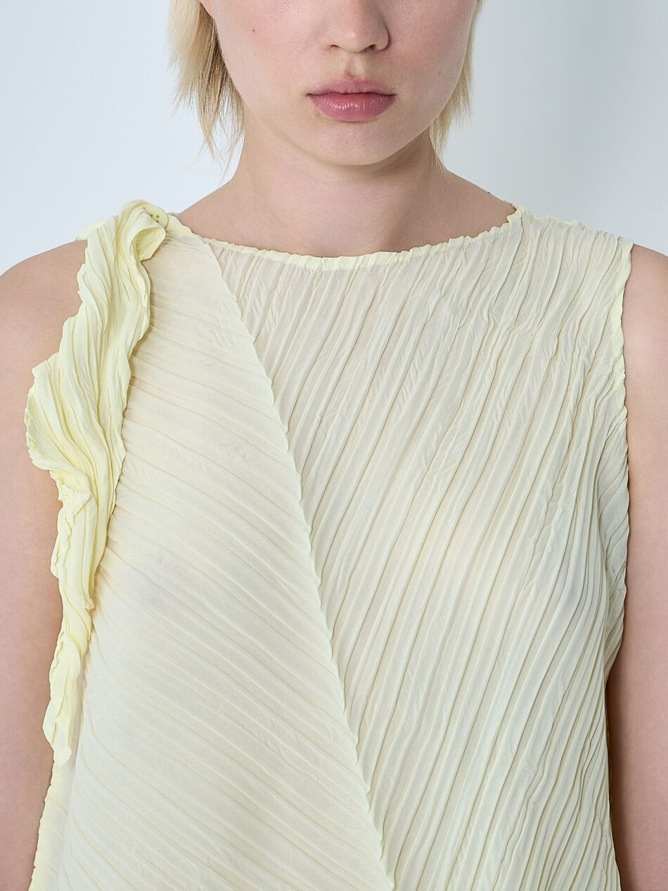 Wrinkled And Twisted Dress