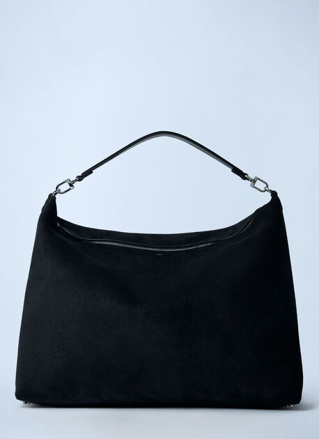 Suede Scoop Tote Bag