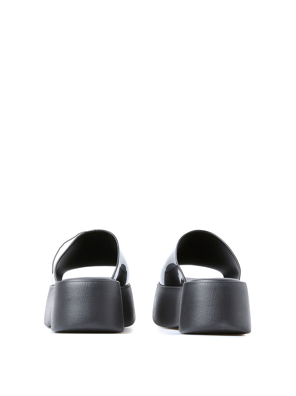 Becky Platform Sandals in Black