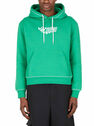 Jacquemus Le Vague Logo Hooded Sweatshirt Green fljac0148023grn