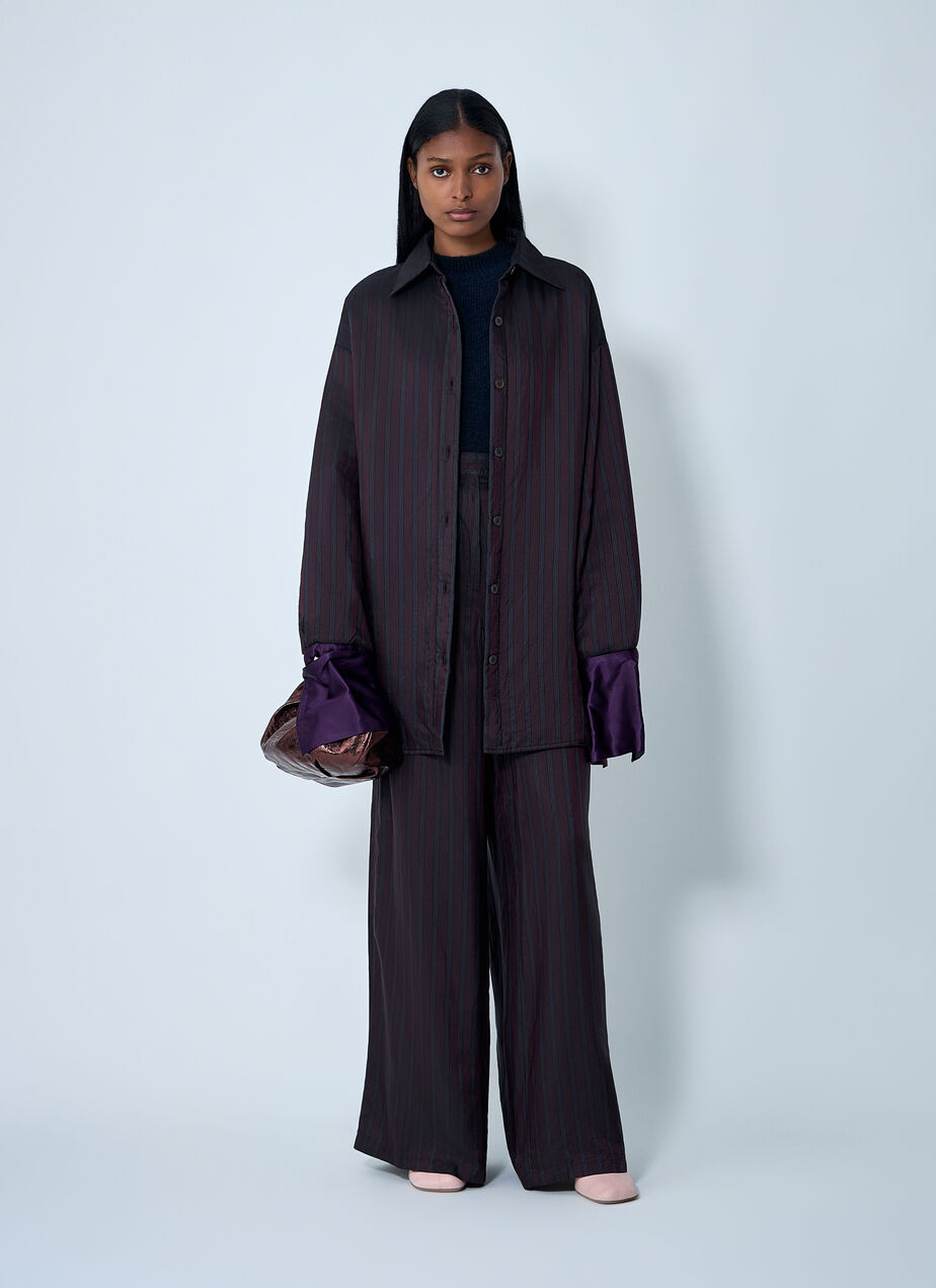 Striped Button-Down Shirt