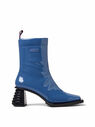 Eytys Gaia Blue Leather Boots Blue fleyt0249015blu
